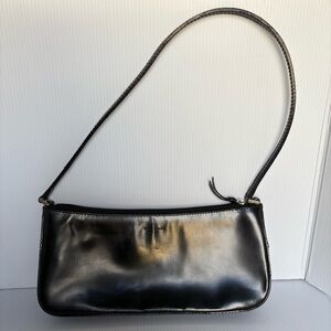 Kate Spade Y2K Elegant Black Leather Short Shoulder Bag